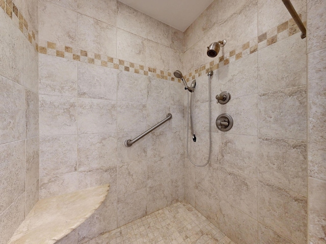 7106 Partridge Dr, Flushing, MI 48433 - full bathroom with a tile shower