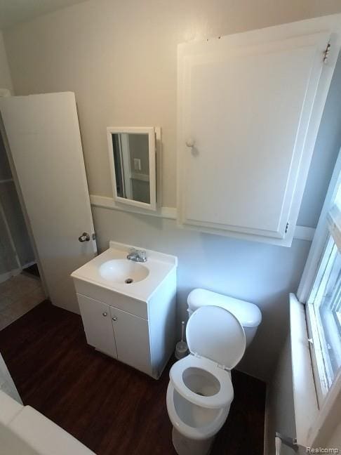 15989 Dalby, Redford, MI 48239 - bathroom featuring wood finished floors and vanity