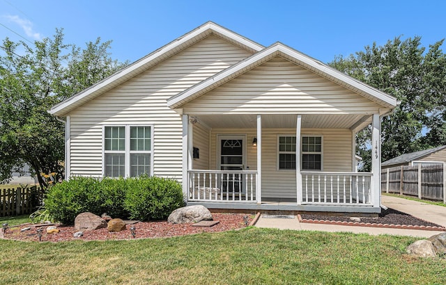 1449 Marquette St SW, Wyoming, MI 49509 - view of front of home featuring covered porch