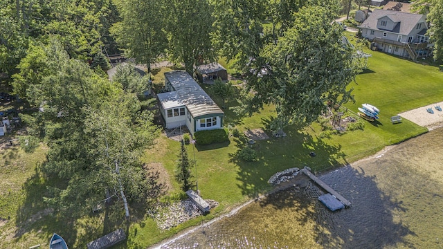 12963 E Englewright Dr, Sand Lake, MI 49343 - aerial view of property and surrounding area