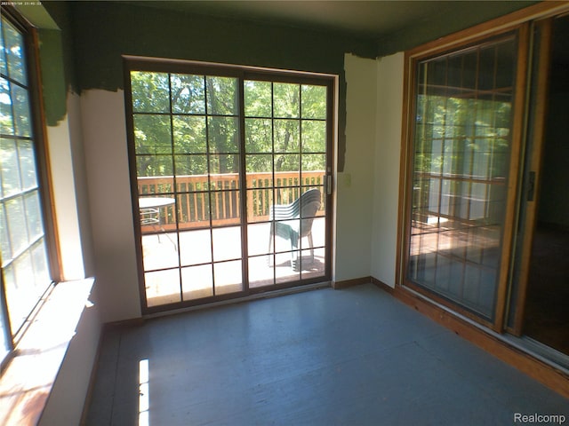 320 Nancy Bird Ln, Clarkston, MI 48371 - unfurnished sunroom featuring healthy amount of natural light