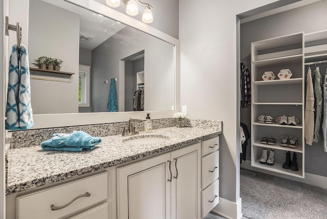 3479 Jeffrey Spur, Hamilton, MI 49419 - bathroom with vanity and a spacious closet