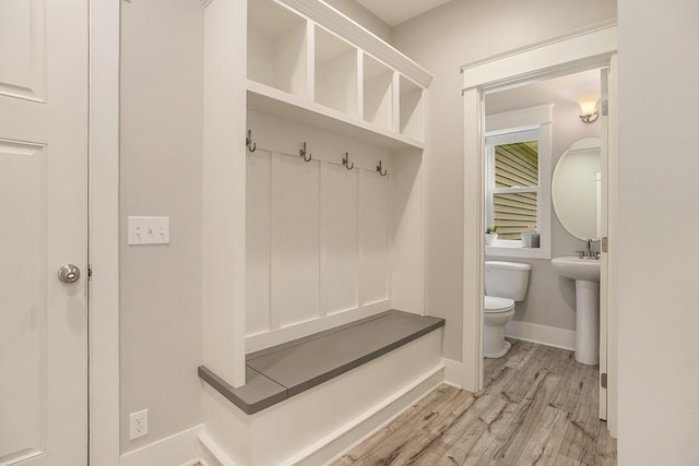 3479 Jeffrey Spur, Hamilton, MI 49419 - mudroom featuring light wood-style flooring and baseboards