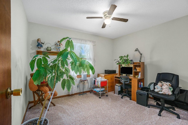 310 W 4th St, Lawton, MI 49065 - carpeted office featuring ceiling fan