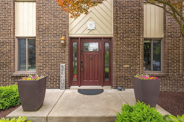 6247 Carpathian Ct, West Bloomfield, MI 48324 - entrance to property with brick siding