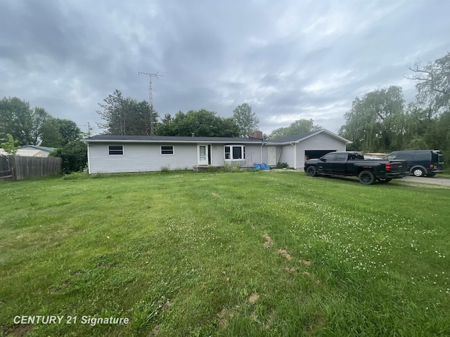 11469 Duffield Rd, Montrose, MI 48457 - ranch-style home with an attached garage and a chimney