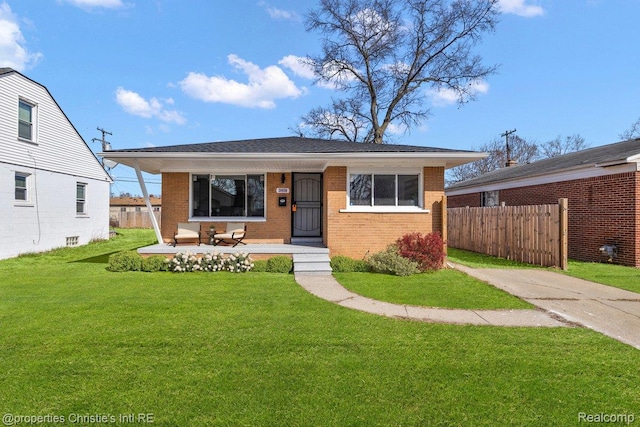 20850 Glen Lodge Rd, Ferndale, MI 48220 - bungalow featuring brick siding and covered porch