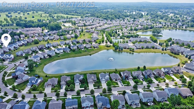 28545 Cottage Ln, New Hudson, MI 48165 - aerial view of property's location featuring nearby suburban area