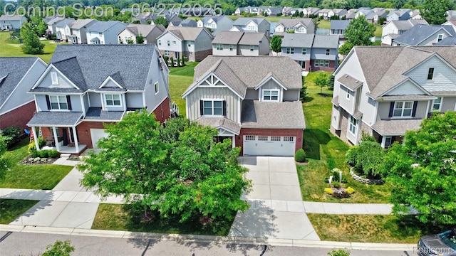 28545 Cottage Ln, New Hudson, MI 48165 - aerial view of residential area