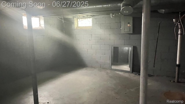12857 Robson St, Detroit, MI 48227 - basement featuring electric panel