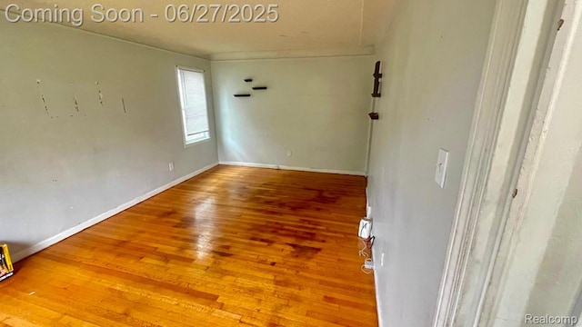 12857 Robson St, Detroit, MI 48227 - empty room featuring hardwood / wood-style flooring and baseboards