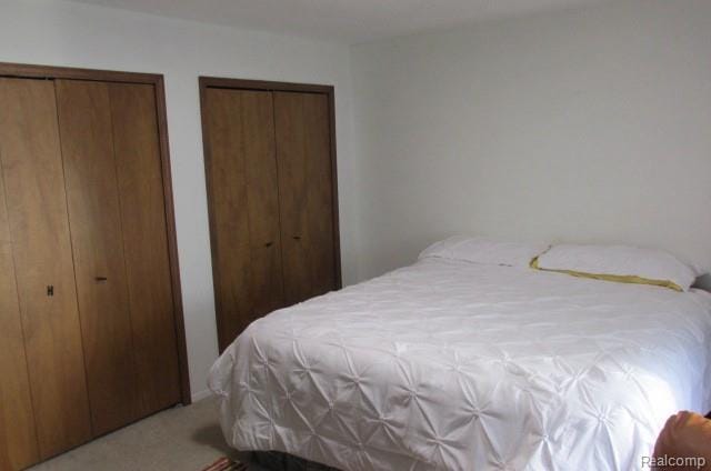 43870 Boulder Dr, Clinton Township, MI 48038 - bedroom featuring carpet floors and multiple closets