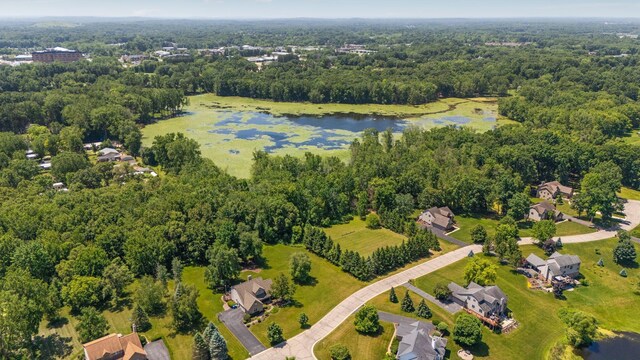 7662 Hidden Ponds Blvd, Brighton, MI 48114 - drone / aerial view of a large body of water