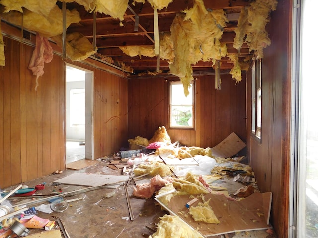 2504 Dexter Ave, Kalamazoo, MI 49004 - miscellaneous room featuring wooden walls