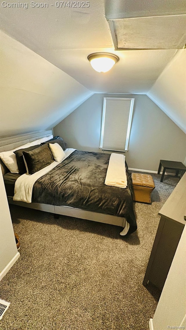 23360 Battelle Ave, Hazel Park, MI 48030 - carpeted bedroom with vaulted ceiling