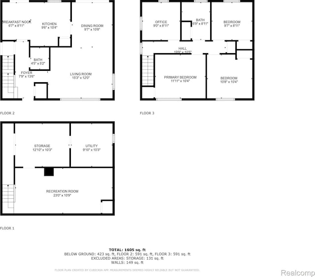 607 Ashburnham St, Auburn Hills, MI 48326 - view of home floor plan
