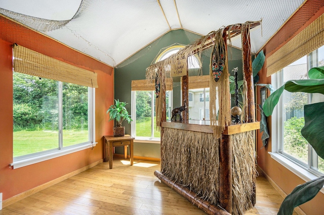 1721 Quail Run Dr, Kalamazoo, MI 49009 - sunroom with vaulted ceiling