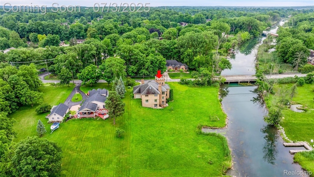 9000 Ferry Rd, Grosse Ile, MI 48138 - aerial view of a nearby body of water