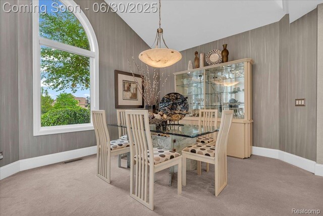 550 Kings Fairway Ct, Grand Blanc, MI 48439 - dining area with carpet floors and healthy amount of natural light