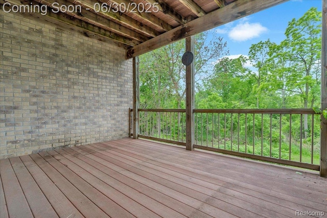 550 Kings Fairway Ct, Grand Blanc, MI 48439 - view of wooden terrace