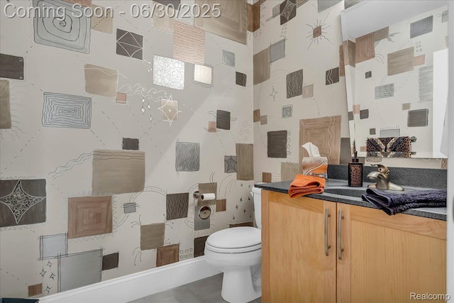 550 Kings Fairway Ct, Grand Blanc, MI 48439 - bathroom featuring tile patterned flooring and vanity