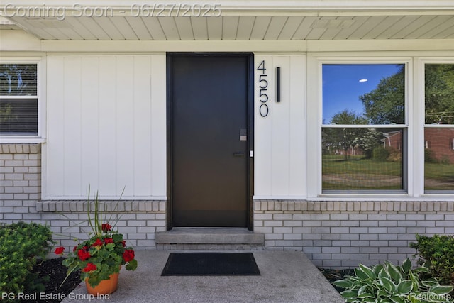 4550 Justine St, Shelby Twp, MI 48317 - view of exterior entry with brick siding