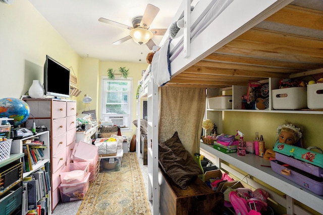 317 E Chart St, Plainwell, MI 49080 - bedroom with a ceiling fan