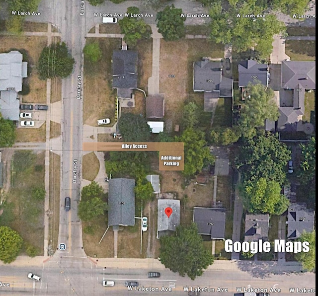 1100 W Laketon Ave, Muskegon, MI 49441 - aerial overview of property's location