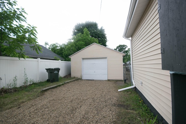 1100 W Laketon Ave, Muskegon, MI 49441 - detached garage with driveway