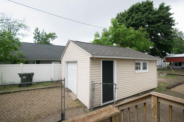 1100 W Laketon Ave, Muskegon, MI 49441 - view of outdoor structure featuring driveway