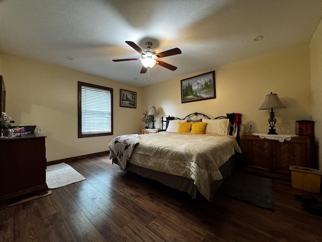 313 N Matteson St, Bronson, MI 49028 - bedroom featuring wood finished floors and ceiling fan