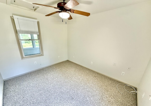 10844 Judd Rd, Willis, MI 48191 - carpeted empty room featuring a ceiling fan and baseboards