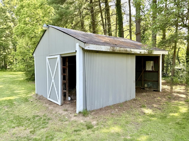 10844 Judd Rd, Willis, MI 48191 - view of pole building with a lawn