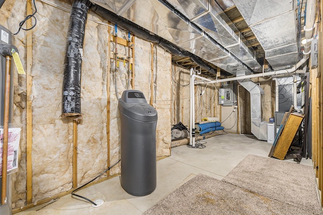 575 Autumns Way Blvd, Kalamazoo, MI 49009 - unfinished below grade area with a water softener system