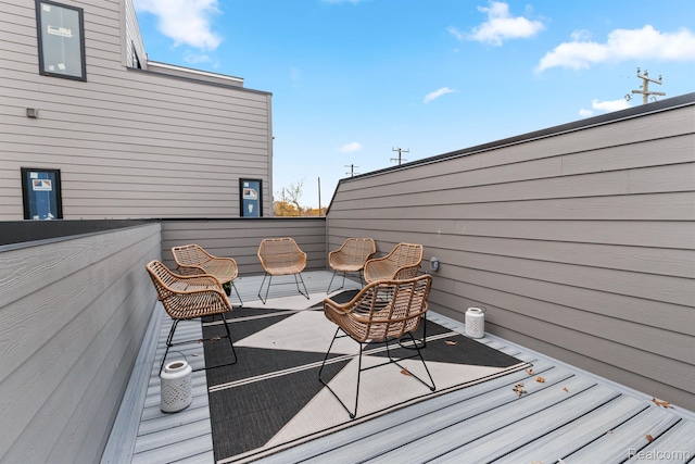 5216 Avery St, Detroit, MI 48208 - view of wooden terrace