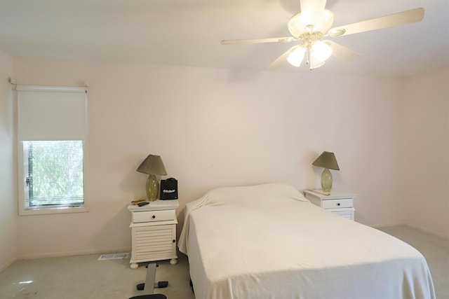 8141 N Elms Rd, Flushing, MI 48433 - bedroom with carpet flooring and ceiling fan