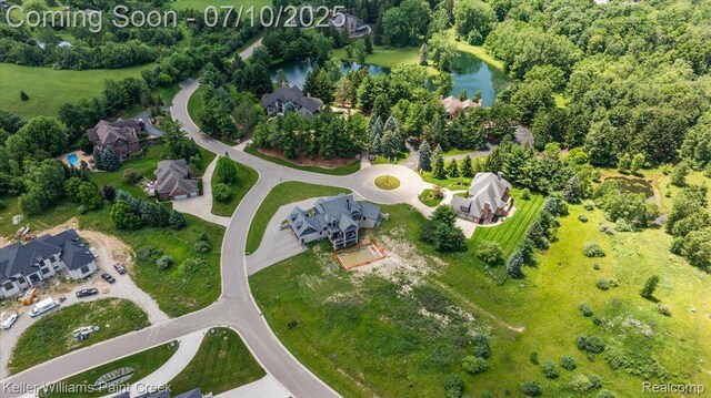 6295 Canter Creek Trl, Grand Blanc, MI 48439 - aerial view of property's location with a nearby body of water