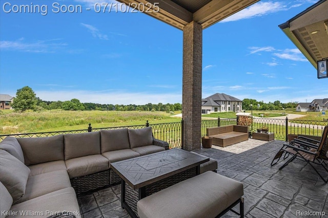 6295 Canter Creek Trl, Grand Blanc, MI 48439 - view of patio with an outdoor hangout area