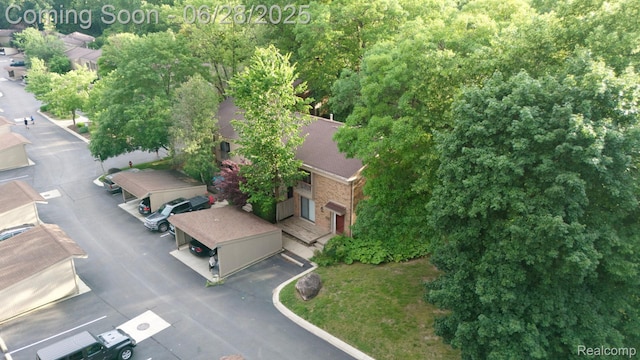 1481 Oakbrook E, Rochester, MI 48307 - bird's eye view
