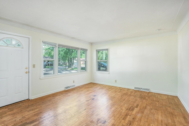 1315 Sutherland Ave, Kalamazoo, MI 49006 - foyer with healthy amount of natural light and light wood-style floors