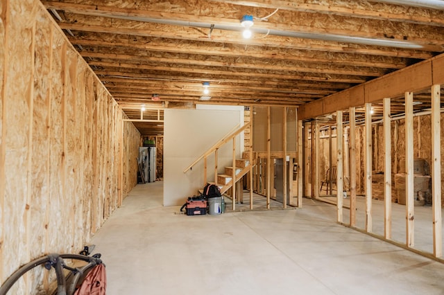 2634 Fitzgerald Ave, Fremont, MI 49412 - unfinished basement featuring stairs