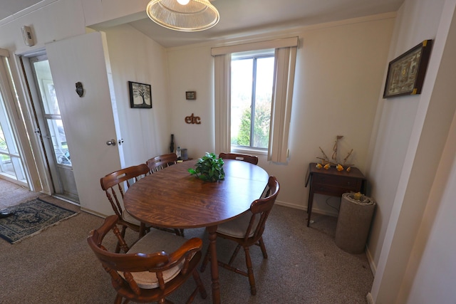 31467 Maple Island Rd, Dowagiac, MI 49047 - dining space featuring carpet