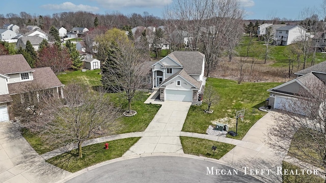 6641 Laguna Vista Dr NE, Rockford, MI 49341 - aerial view of residential area