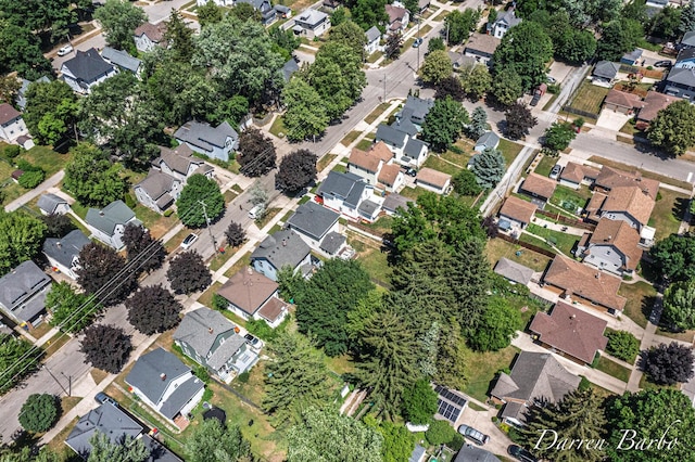 1118 Sibley St NW, Grand Rapids, MI 49504 - aerial view of property's location with nearby suburban area