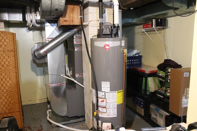 3316 Adams St, Kalamazoo, MI 49008 - utilities with gas water heater and heating unit