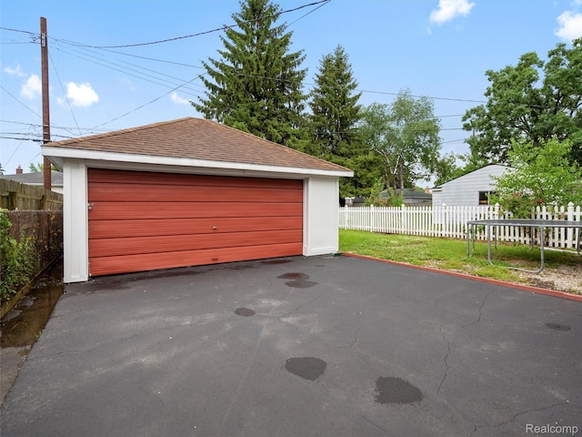 7420 Coolidge, Center Line, MI 48015 - view of detached garage