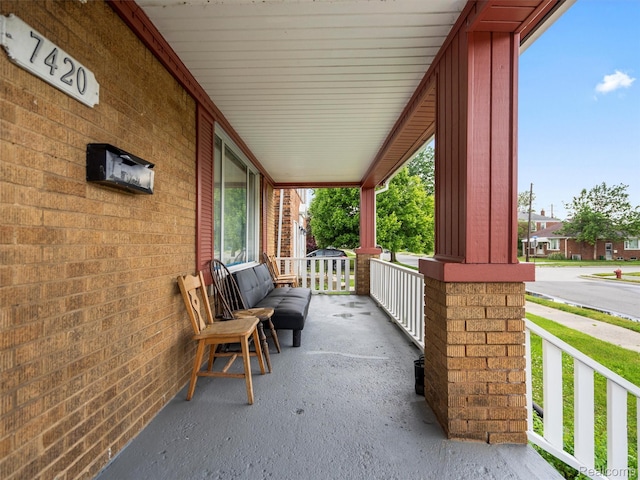 7420 Coolidge, Center Line, MI 48015 - view of porch