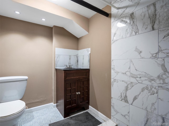 7420 Coolidge, Center Line, MI 48015 - bathroom with vanity and recessed lighting