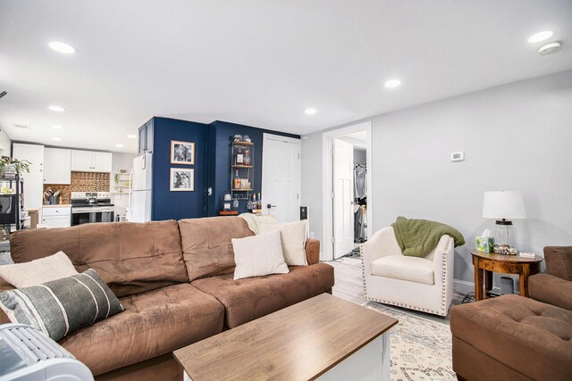 1118 Huntly Rd, Niles, MI 49120 - living area with recessed lighting and light wood-style flooring