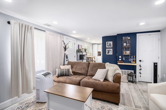 1118 Huntly Rd, Niles, MI 49120 - living area with light wood-style floors and recessed lighting